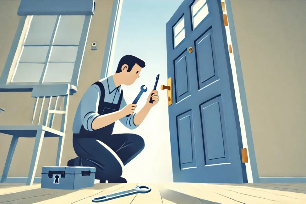 oplegslot vervangen door cilinderslot