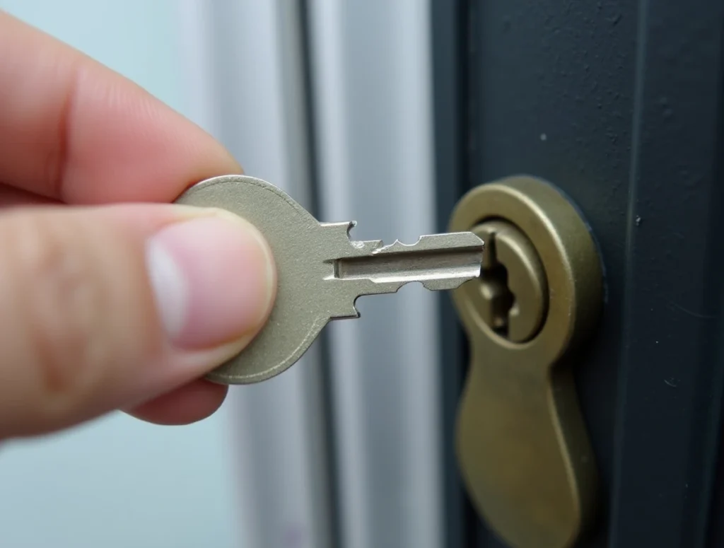 Afgebroken sleutel uit het slot halen