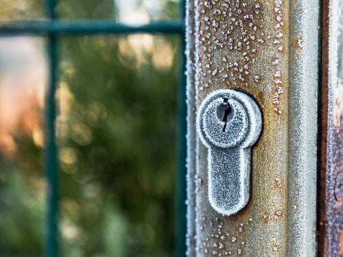 Bevroren cilinderslot