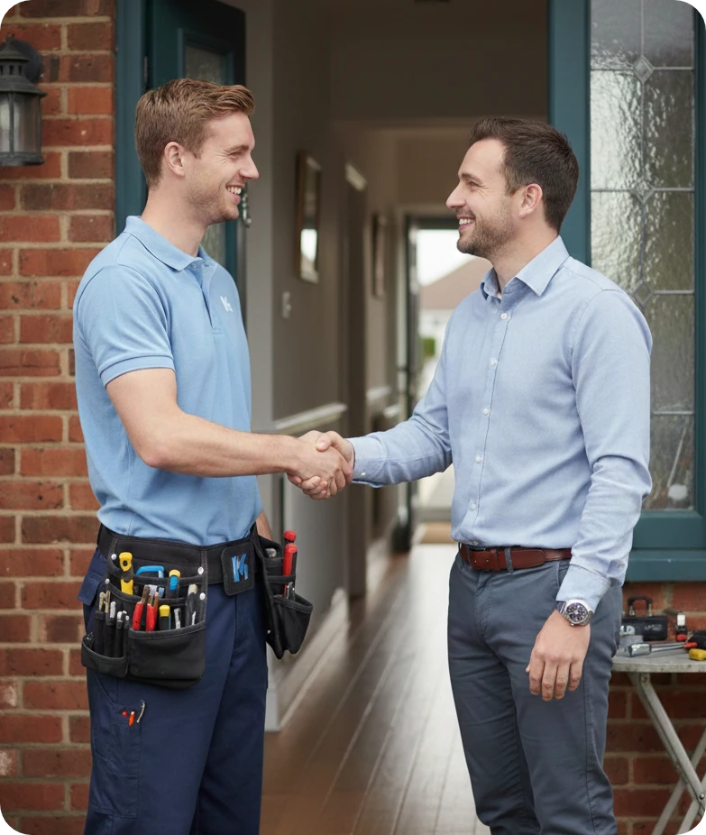 Slotenmaker verzorgd een noodafsluiting